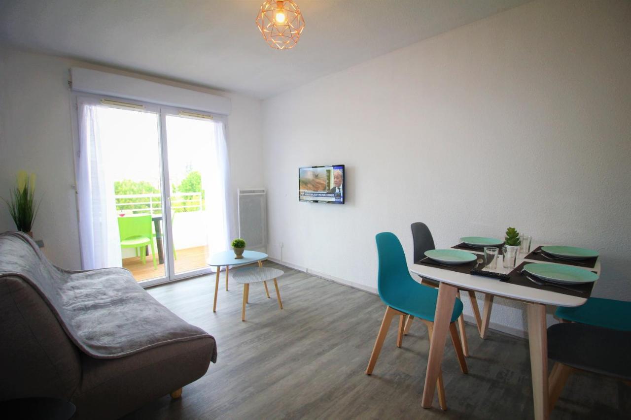 Tout Confort ! Climatisation, Calme, Piscine, Parking Gratuit, Terrasse, Wifi Каркассонн Екстер'єр фото